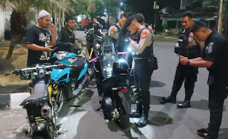 URC Jogja Berhasil Amankan 8 Sepeda Motor Berkenalpot Brong Di Muja Muju