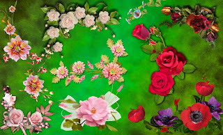 HD Floral corners png Collection free Latest