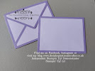 Stampin Up Gorgeous Posies kit envelopes