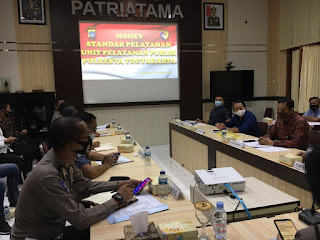 Monev Standar Pelayanan Unit Pelayanan Publik Polresta Yogyakarta