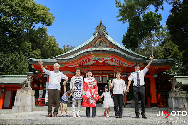 豊中稲荷神社お宮参り出張撮影