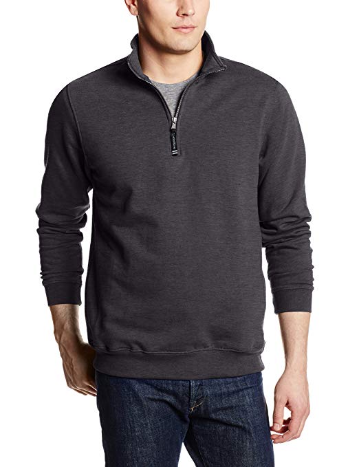 Price: $26.40 - $34.99 Charles River Apparel Men's Crosswind Quarter Zip Sweatshirt (Regular & Big-Tall Sizes)