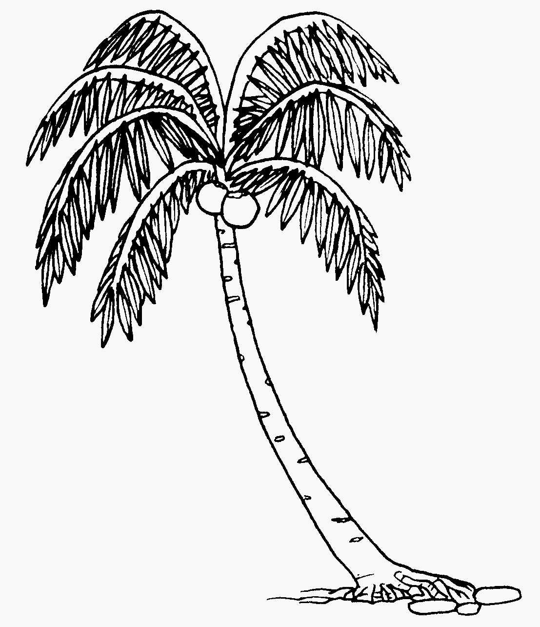 Dunia Sekolah: Gambar Hitam Putih (Drawing) - Bunga & Pokok