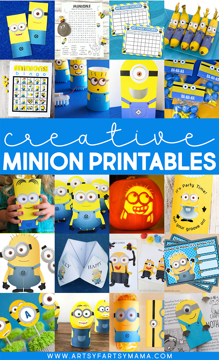 Creative Minions Free Printables