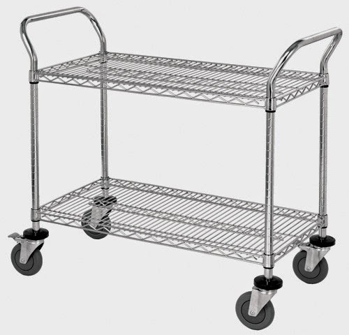 Quantum Chrome Utility Cart WRC-2436-2