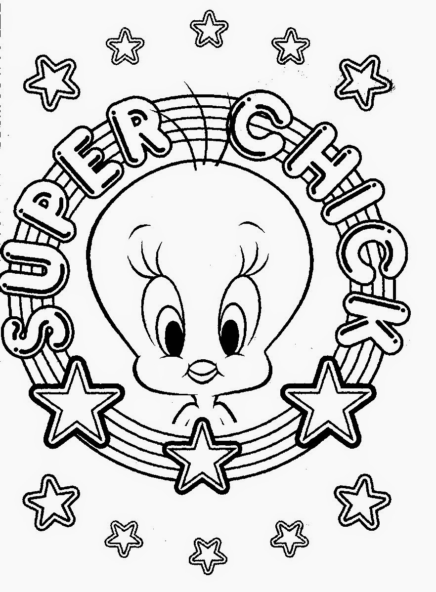 Coloring Pages: Tweety Bird free printable coloring pages  