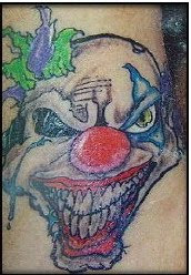 clown tattoos design