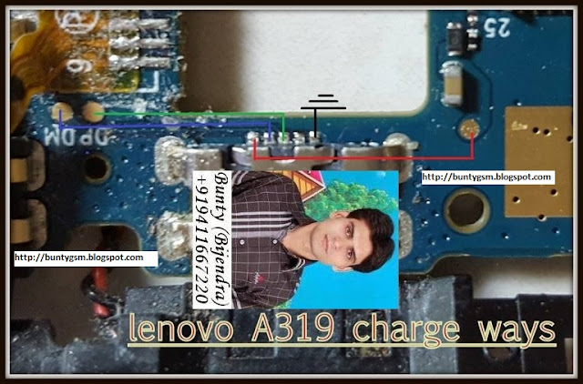 how to fix the path charging lenovo a319 for this