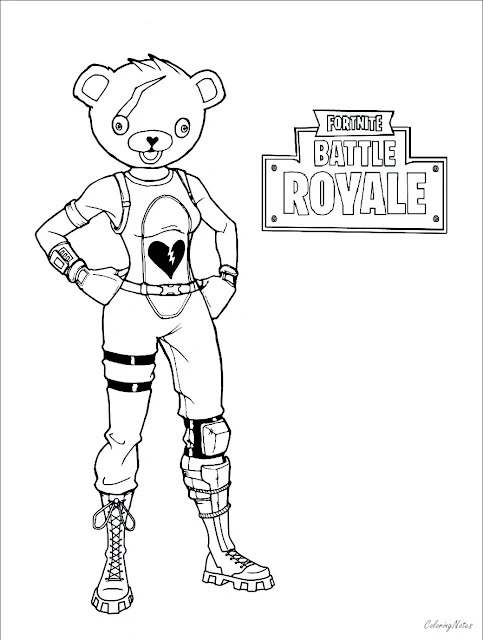 Fortnite Coloring Pages Season 4 Avengers Total Update