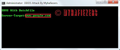 Cara Membuat Tools DDOS Dari Notepad
