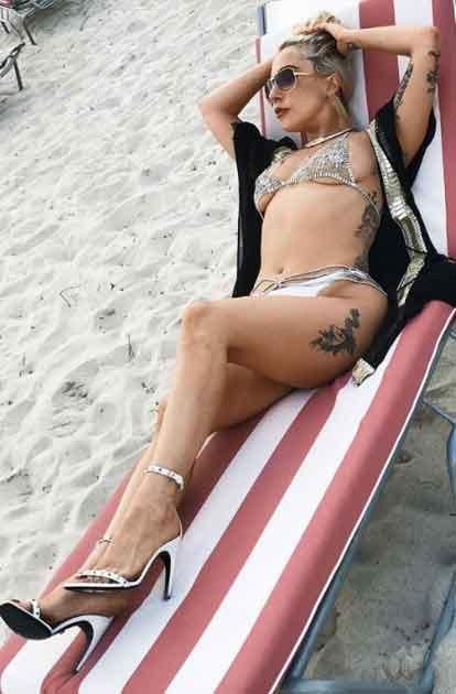 Lady Gaga promotes tour with bikini snaps