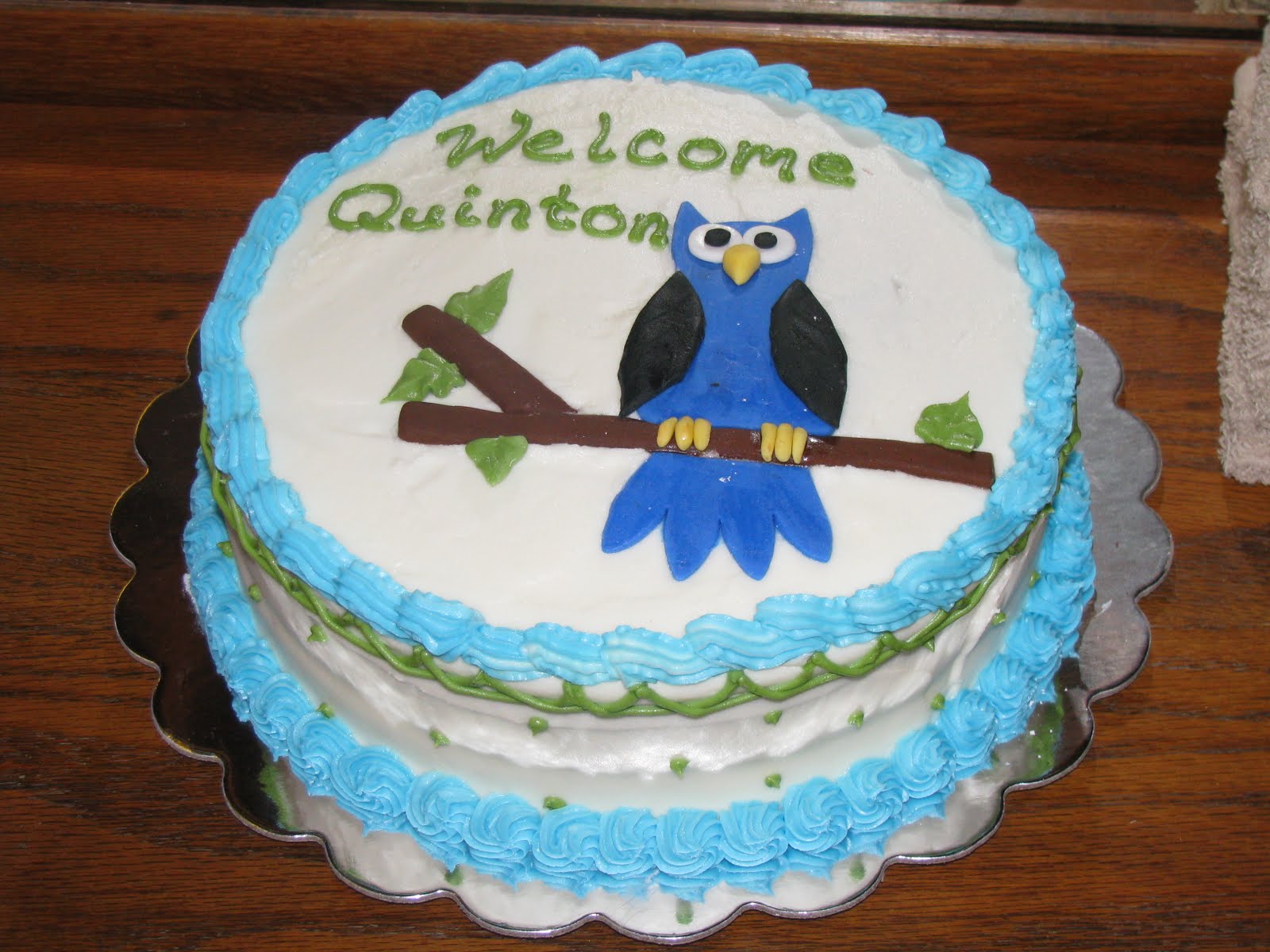 cool 16th birthday cakes Owl Cake