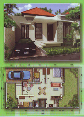 Desain Dan Denah  Rumah  Type 60 110 Desain Rumah  Terbaru