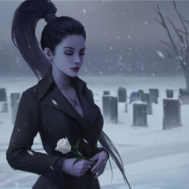 Widowmaker Overwatch In Graveyard