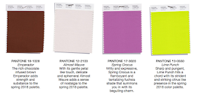 Pantone Spring 2018 Top 12 Color Palette