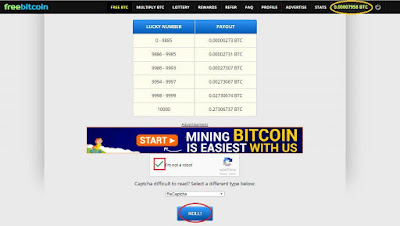 Cara Mendapatkan Uang Dari Freebitco.in Tanpa Modal