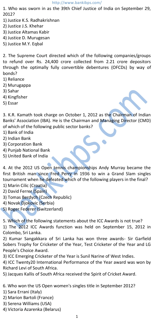 ibps clerical question papers