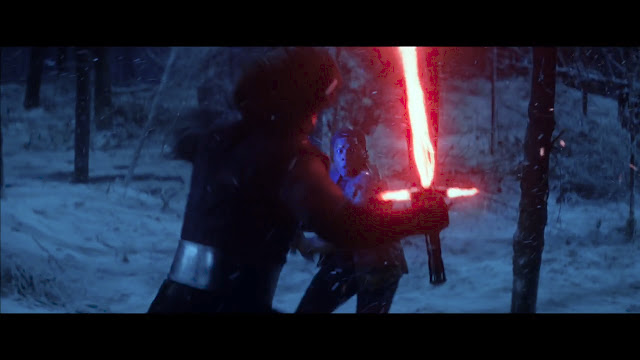 Star Wars The Force Awakens IMAX Loews Lincoln Center Kylo Ren vs Finn
