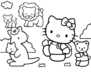 Hello Kitty for Coloring, part 5