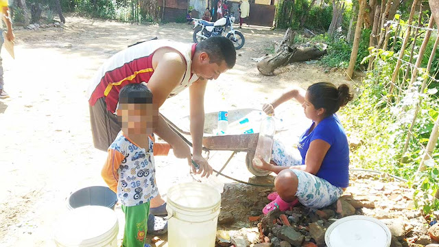 EN CANTACLARO SE FAJAN A PULMÓN PARA CONSEGUIR AGUA