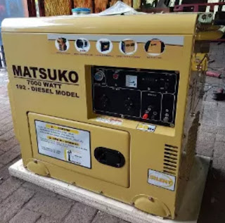 Mesin Genset Matsuko 192 Diesel 7000 Watt