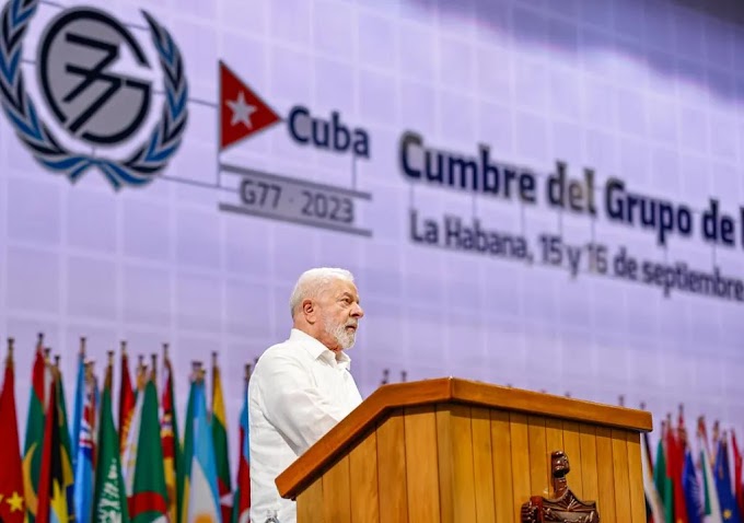 Lula diz que embargo é 'ilegal' ,esquecendo das violações Cubanas aos Direitos Humanos