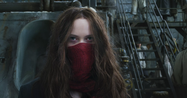 Hester Shaw with scarf from Mortal Engines