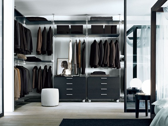luxury closets design for man