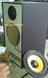 MEMPERBAIKI LESPEAKER AKTIF 40WATT YANG SUARANYA PECAH