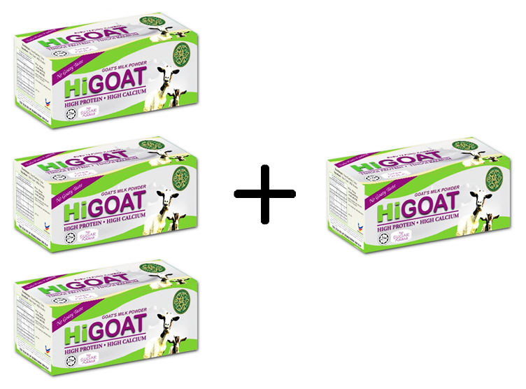 Stokis susu kambing HiGOAT paling aktif: PRODUK