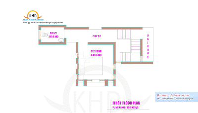 Home plan and elevation 1250 Sq. Ft Home plan and elevation 1250 Sq. Ft