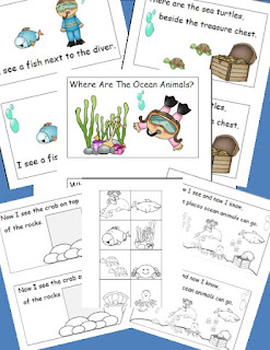 ocean emergent reader, ocean for kindergarten