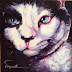 ORIGINAL CONTEMPORARY TUXEDO CAT PAINTING in OILS by OLGA WAGNER 11/30
- SOLD