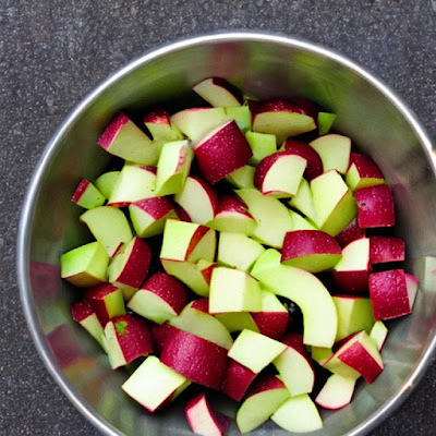 chopped-apples