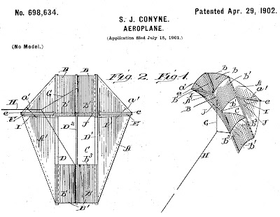 Detalle de la patente de la cometa Conyne
