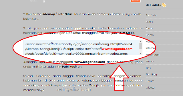 Cara Membuat Kotak Script Scroll Bar di Artikel Blog - Sering Dicari