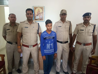 नाबालिक छात्रा से छेड़छाड़ के आरोपी को भरवेली पुलिस ने किया गिरफ्तार