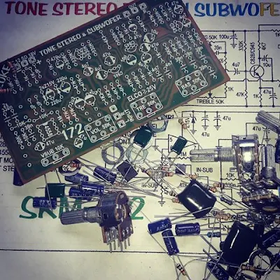 making tone control circuit + subwoofer filter