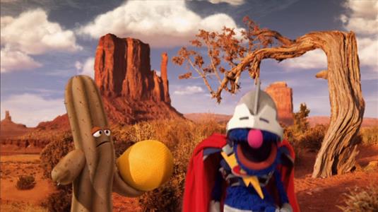 Sesame Street Episode 4514. Super Grover 2.0 Prickly Problem. Super Grover wants to help a cactus.