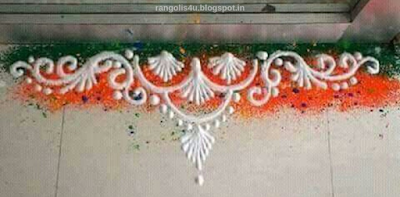 Simple Rangolis