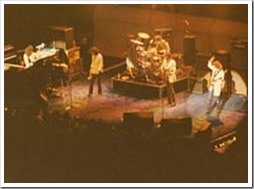 The Moody Blues 1978–91 lineup. L-R