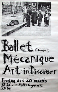 Ballet Mecanique "Copenhagen Saltlageret, DK - 1981-03-20"1983 Cassette,Danish New Wave Post Punk,Experimental