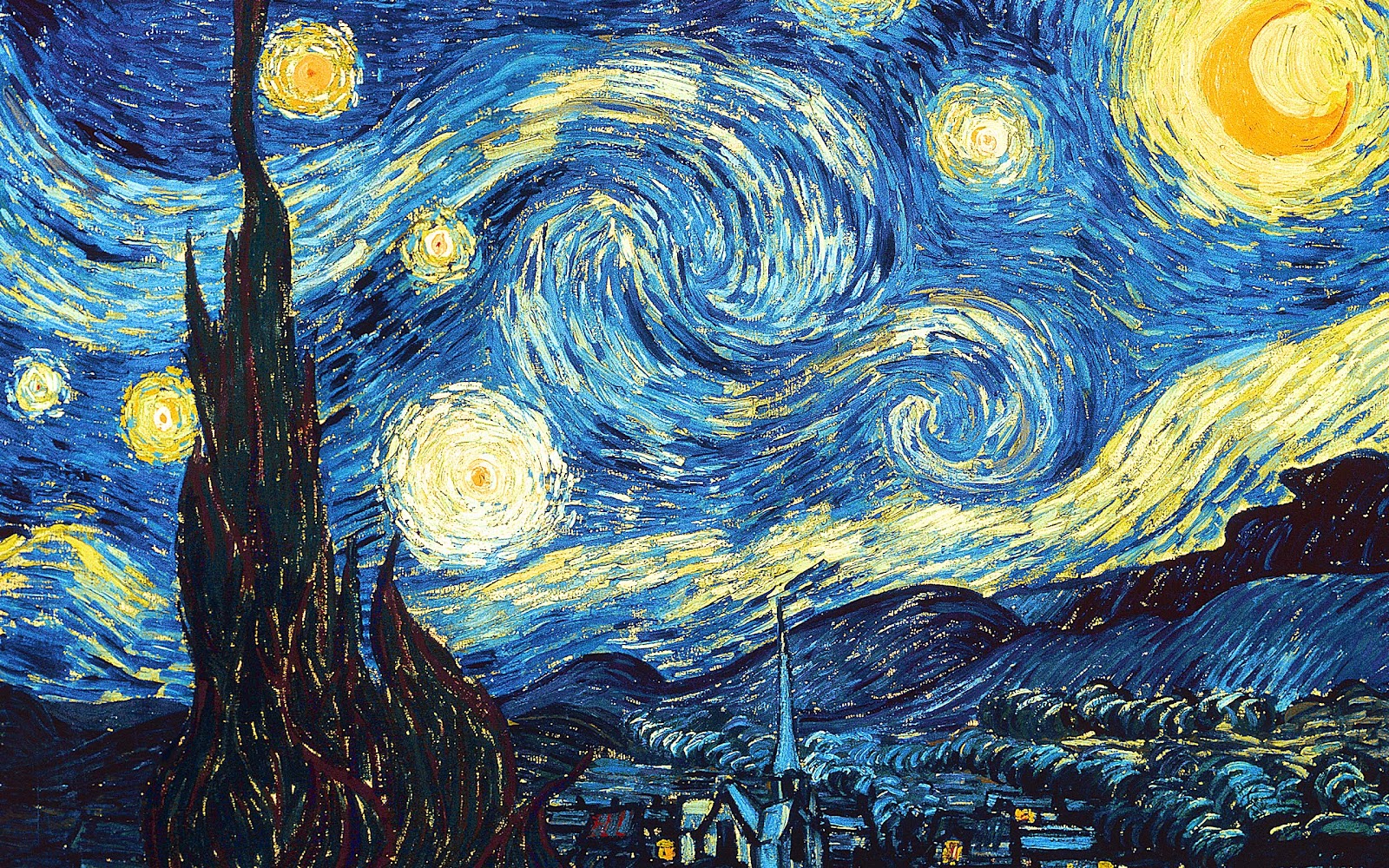 Skolblogg: Starry Night - Vincent Van Gogh