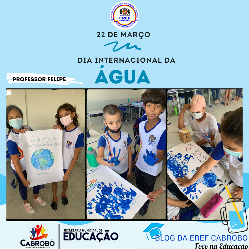 Estudantes da EREF Cabrobó vivenciam o dia Internacional da Água