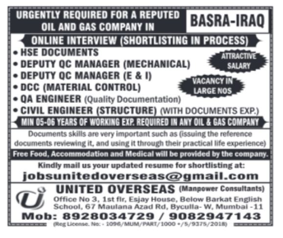 Assignment Abroad Times - Gulf Jobs Paper