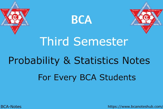 BCA Third Semester Probability and Statistics Solution PDF