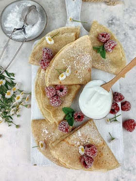  Crepes doces proteicos