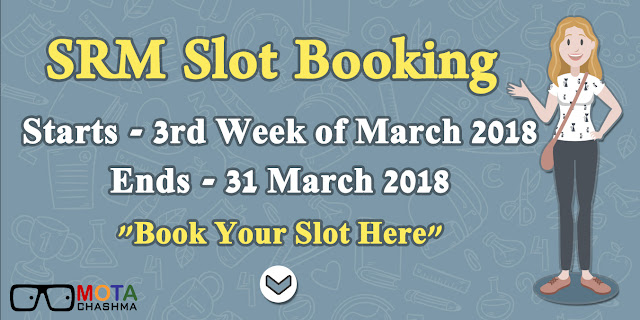 SRM slot booking 