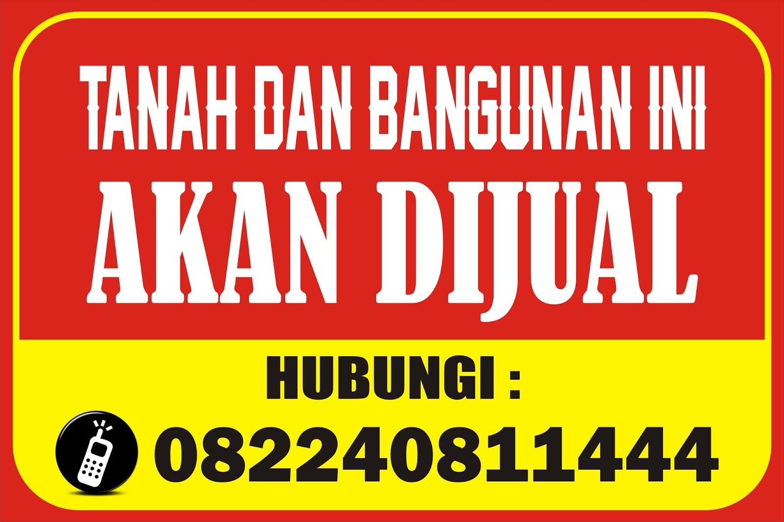 Contoh Spanduk dijual KARYAKU