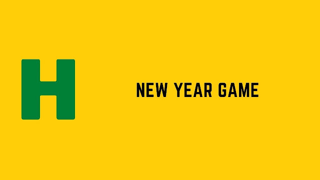 HackerRank New Year Game problem solution